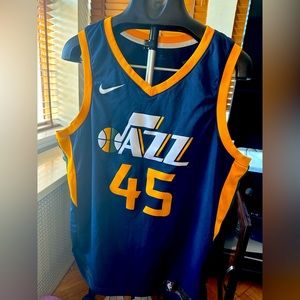 🔥Nike Mens Utah Jazz Donovan Mitchell #45 Swingman Jersey